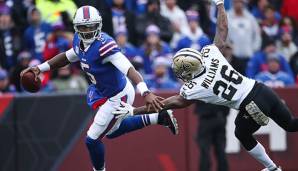 Tyrod Taylor (l.) wird gegen die Saints auf der Bank platznehmen