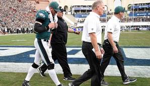 Carson Wentz verletzte sich im Spiel gegen die Rams am Knie