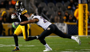 Antonio Brown fing gegen die Ravens für bemerkenswerte 213 Yards