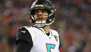 Blake Bortles' Vertrag für 2018 könnte verletzungsbedingt garantiert werden.