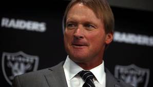 Jon Gruden unterzeichnete bei den Raiders einen Vertrag von 100 Million Dollar über zehn Jahre