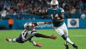 Die Miami Dophins halten Jarvis Landry,