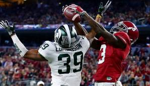 19. Dallas Cowboys - Calvin Ridley, WR, Alabama. Bryant ist weg und so ist der Bedarf nach einem (potentiellen) Nummer-1-Receiver da. Ridley ist der beste Route Runner und ein explosiver Playmaker, der gut zu Hurns passt.