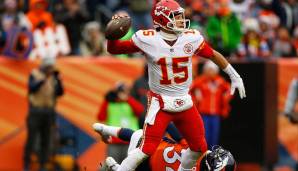 KEINE WERTUNG: Patrick Mahomes, Kansas City Chiefs. Hatte einen Einsatz, der in Kombination mit den Trainingseindrücken zum Alex-Smith-Trade reichte. Das Potential ist riesig - was kann Andy Reid aus Mahomes raus holen?