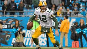 2. Aaron Rodgers, Green Bay Packers. Der physisch talentierteste QB und beste On-the-Move-Passer der NFL. Keiner ist gefährlicher außerhalb der Pocket, keiner kann Pässe aus unmöglicher Position besser anbringen. Macht Green Bay alleine zum Contender.