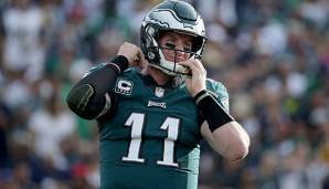 Carson Wentz trainiert bereits wieder intensiv mit dem Team.