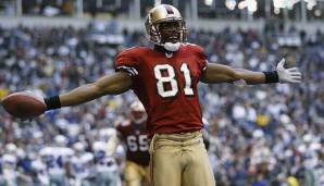 Platz 8 - die Nummer 81: Die nächste historische Wide-Receiver-Nummer: Terrell Owens, Calvin Johnson, Art Monk, Jackie Smith, Randy Moss bei den Patriots - eine spektakuläre Liste!