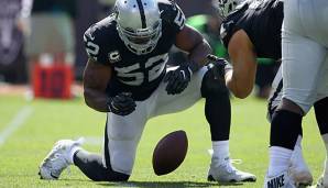 Khalil Mack hat in vier Jahren 40,5 Sacks gesammelt.