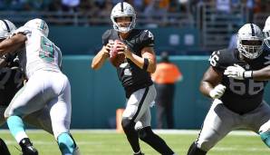 23. Derek Carr, Raiders: 2 gute, 2 schlechte Spiele - und oft auch eine Achterbahn innerhalb der Saison. Carrs großes Problem ist immer noch Pressure und eine Konsequenz daraus: Carr hatte einige der hässlichsten Interceptions dieser Saison.