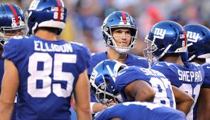 Eli Manning`s 7,02 Air Yards pro Passversuch liegen ligaweit auf Platz 27 unter den Quarterbacks.