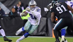 Ezekiel Elliott überrannte die Eagles-Defense im Alleingang.