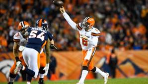 Baker Mayfield (r.) und die Cleveland Browns sind nach dem Sieg in Denver weiter im Playoff-Rennen.