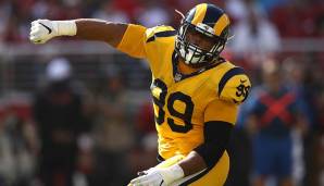 Defensive Tackles NFC: Aaron Donald, Los Angeles Rams - Fletcher Cox, Philadelphia Eagles - Akiem Hicks, Chicago Bears.