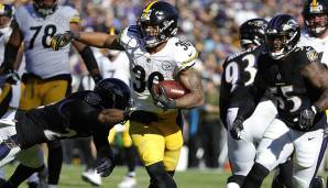 Running Backs AFC: James Conner, Pittsburgh Steelers - Melvin Gordon, Los Angeles Chargers - Phillip Lindsay, Denver Broncos.