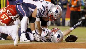 Touchdown Patriots! Rex Burkhead erzielte den Gamewinner in Overtime für New England.