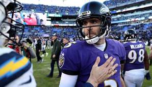 Holte mit den Baltimore Ravens 2012 den Super Bowl und wurde dabei sogar MVP: Quarterback Joe Flacco.