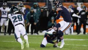 Cody Parkey (r.) vergab einen Field-Goal-Versuch gegen die Eagles in den Playoffs.