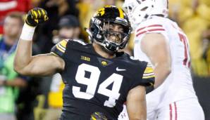 AJ Epenesa (Defensive End, Iowa): Der große Konkurrent für Young um den Titel des besten Pass-Rushers. Kam als Sophomore auf 10,5 Sacks und wird ohne Anthony Nelson (Viertrundenpick 2019) nun noch stärker im Rampenlicht stehen.