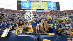 32. Los Angeles Rams - Fan-Ausgaben: Platz 32 - Social-Ranking: Platz 32 - Auswärts-Auftritte: Platz 22.