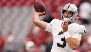 GEWINNER: Nathan Peterman, QB, Raiders. Nachdem Mike Glennon in der Vorwoche Pluspunkte sammelte, schlug nun Peterman zurück. Er spielte eine großartige zweite Hälfte und führte sein Team mit 200 Yards (2 TD) zum Comeback über Green Bay.