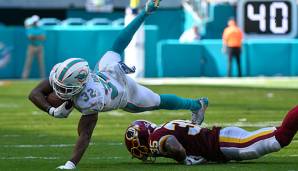 Kenyan Drake wurde 2016 in der 3. Runde von den Miami Dolphins gedraftet.