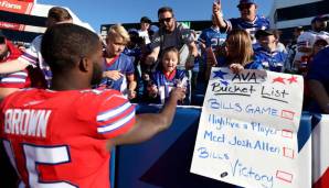 Wide Receiver, STARTS: John Brown, Bills (vs. Eagles): Kein Team lässt mehr Yards oder Touchdowns gegen Receiver zu als Philly. Perfektes Matchup für Brown, der Buffalos bester Receiver ist und einige Downfield-Gelegenheiten bekommen sollte.