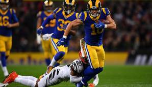 Cooper Kupp, WR, Rams: Monster-Spiel für Kupp in London - insbesondere in der 1. Halbzeit. Am Ende standen 220 Receiving-Yards sowie ein Touchdown in einem Spiel, in dem die Rams in den letzten eineinhalb Vierteln komplett den Fuß vom Gaspedal nahmen.