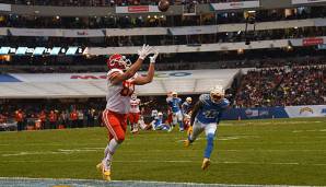 Die Kansas City Chiefs haben die Los Angeles Chargers in Mexiko mit 24:17 bezwungen.