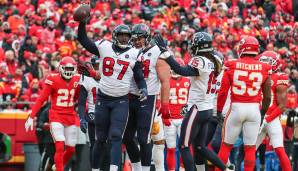 Tight End Darren Fells fing den Pass von Watson und das Arrowhead Stadium war komplett fassungslos.