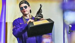 Joe Burrow wurde 2019 mit der Heisman Trophy für den besten College-Football-Spieler des Jahres ausgezeichnet.