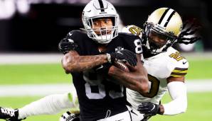 Darren Waller war der überragende Mann der Raiders gegen die Saints.