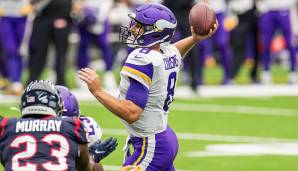 14. Kirk Cousins, Minnesota Vikings: Ähnlich wie im Vorjahr ist die Vikings-Offense nach ein paar Spielen aufgewacht. Cousins spielt sehr gut aus sauberer Pocket, ist brandgefährlich Downfield und könnte am Ende abermals in der Top 10 stehen.