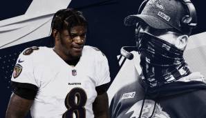 Lamar Jackson und John Harbaugh haben zuletzt drei von vier Spielen verloren.