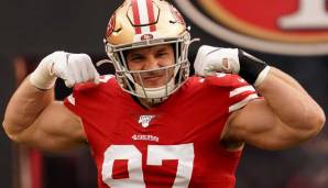 Nick Bosa will 2021 wieder mit den San Francisco 49ers angreifen.