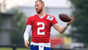 Carson Wentz vergangene Woche im Trainingscamp der Indianapolis Colts.