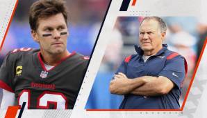 Tom Brady und Bill Belichick treten erstmals gegeneinander an.