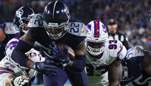 Derrick Henry erzielte drei Touchdowns gegen die Buffalo Bills.