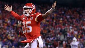 Patrick Mahomes und die Chiefs stehen zum vierten Mal in Serie im AFC Championship Game.