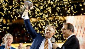 John Elway gewann mit den Denver Broncos Super Bowl 50 als General Manager.