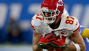 Travis Kelce erzielte 3 Touchdowns gegen die Chargers in Woche 11.