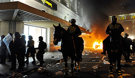 Nach der Stanley-Cup-Niederlage der Vancouver Canucks kam es in der Stadt zu Randale