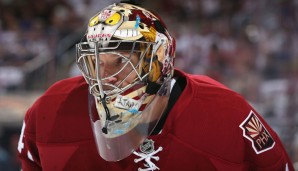 Coyotes-Keeper Mike Smith erzielte das 5:2 gegen die Red Wings