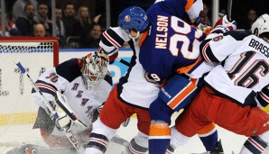 Henrik Lundqvist war mit 38 Saves der überragende Mann beim Rangers-Sieg