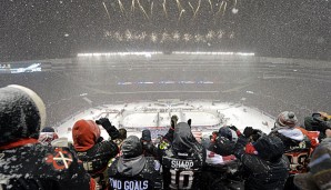 Im Soldier Field in Chicago gab's dieses Mal Eishockey zu sehen