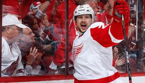 Für Tomas Tatar und die Red Wings ging am Samstag ein langer Road Trip erfolgreich zu Ende