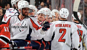 Alex Ovechkin hat gegen Philadelphia sein 30. Saisontor erzielt