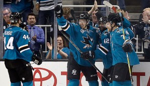 Die San Jose Sharks dürfen sich über einen wichtigen Sieg freuen