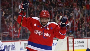 Alex Ovechkin zog in der Torjägerliste mit einer Legende gleich