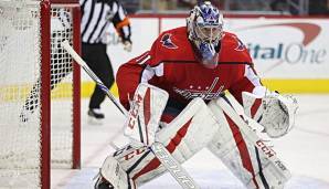 Philipp Grubauer im Tor der Washington Capitals