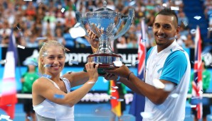 Die Heimmannschaft Australien konnte 2016 nach 1999 erst zum zweiten Mal den Hopman Cup gewinnen. Daria Gavrilova und Nick Kyrgios ließen das Publikum toben.